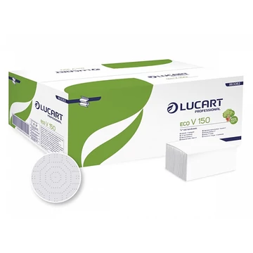 Hajtogatott kéztörlő Lucart Eco V 150
