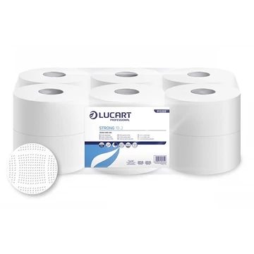 Jumbo toalett papír Lucart Strong 19J C+C, hófehér