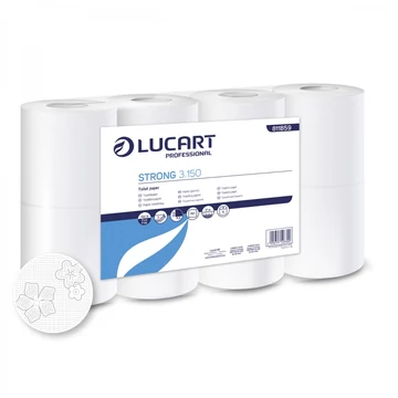 Kistekercses toalettpapír Lucart Strong 3.150