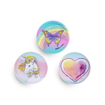 Matrica, tépőzáras, Classy Plus táskához, BELMIL &quot;Rainbow Love&quot;