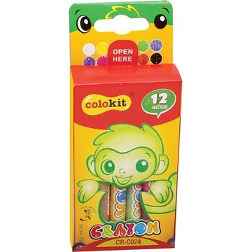 Zsírkréta, COLOKIT &quot;Crayon&quot;, 12 különböző szín