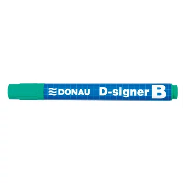 Táblamarker, 2-4 mm, kúpos, DONAU "D-signer B", zöld