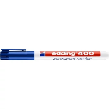 Alkoholos marker, 1 mm, EDDING "400", kék