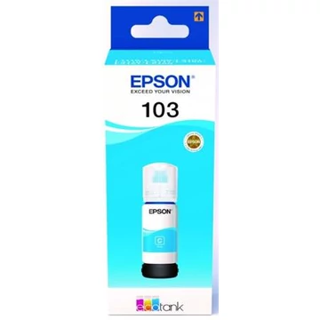 T00S24A Tinta EcoTank L3110, L3150, L1110 nyomtatókhoz, EPSON 103, cián, 65 ml