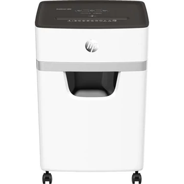 Iratmegsemmisítő, mikrokonfetti, 10 lap, HP &quot;Oneshred 10MC&quot;, világosszürke