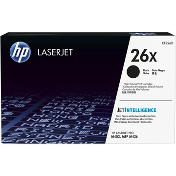 CF226X Lézertoner LaserJet Pro M402, 426 nyomtatókhoz, HP 26X, fekete, 9k