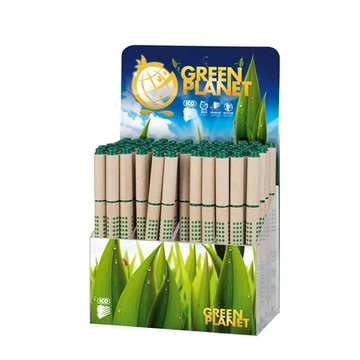Golyóstoll display, kupakos, papír tolltest, ICO &quot;Green&quot;, kék