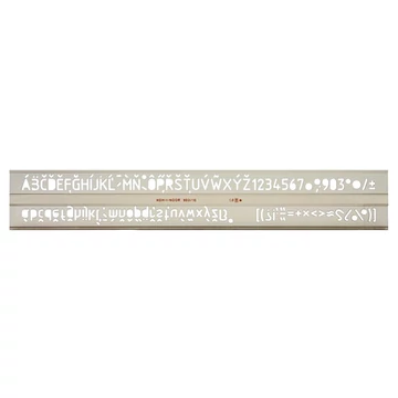 Betűsablon, 10 mm, KOH-I-NOOR