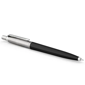 Golyóstoll, 0,7 mm, ezüst színű klip, fekete tolltest, PARKER &quot;Royal Jotter Originals&quot;, kék