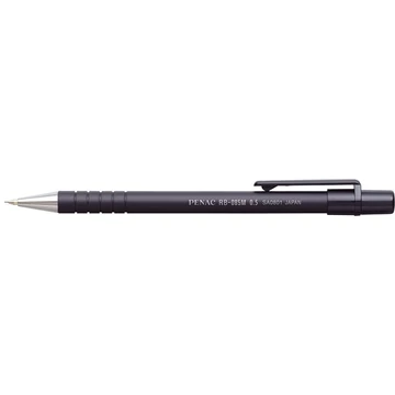 Nyomósirón, 0,5 mm, fekete tolltest, PENAC &quot;RB-085M&quot;