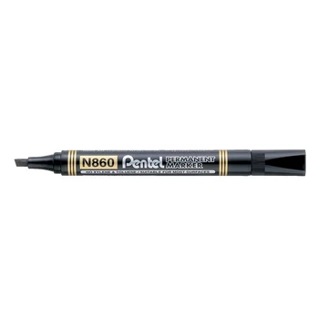 Alkoholos marker, 0,6-4,5 mm, vágott, PENTEL &quot;N860&quot;, fekete