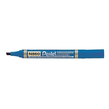 Alkoholos marker, 0,6-4,5 mm, vágott, PENTEL &quot;N860&quot;, kék