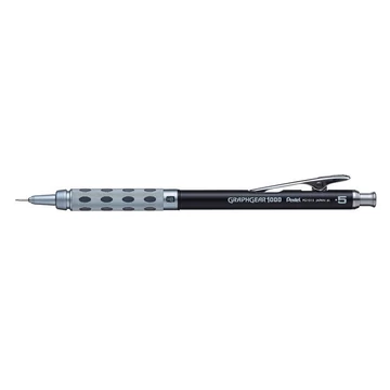 Nyomósirón, 0,5 mm, PENTEL &quot;Graphgear 1000&quot;, fekete