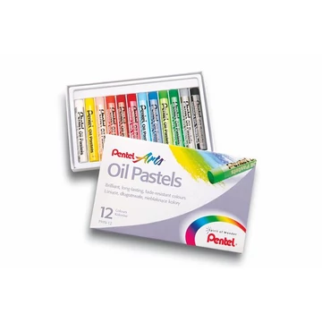 Olajpasztell kréta, PENTEL, &quot;Arts&quot;, 12 különböző szín