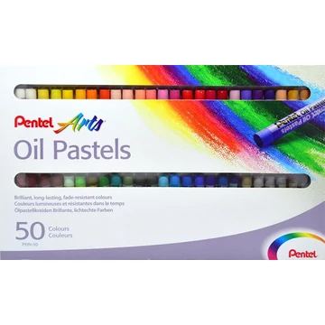 Olajpasztell kréta, PENTEL, &quot;Arts&quot;, 50 különböző szín