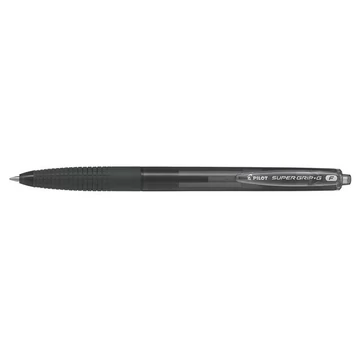 Golyóstoll, 0,22 mm, nyomógombos, PILOT &quot;Super Grip G&quot;, fekete