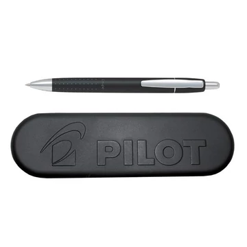 Golyóstoll, 0,28 mm, nyomógombos, fekete tolltest, PILOT &quot;Coupe&quot;, kék