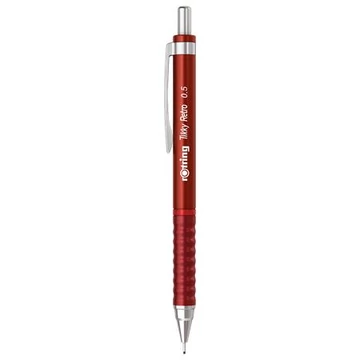 Nyomósirón, 0,5 mm, ROTRING &quot;Tikky Retro&quot;, piros
