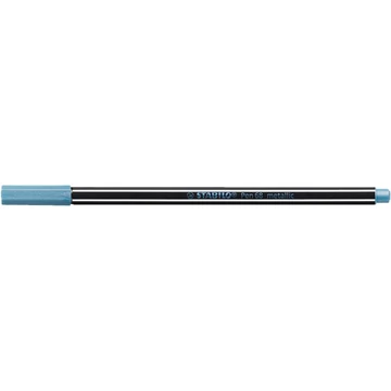 Rostirón, 1,4 mm, STABILO "Pen 68 metallic", metálkék