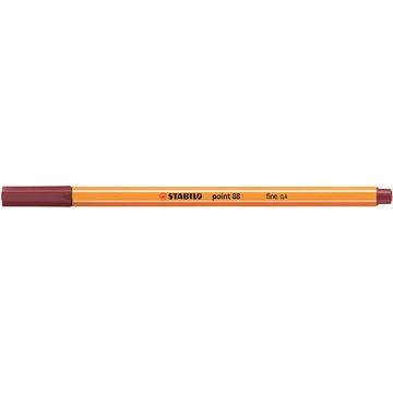 Tűfilc, 0,4 mm, STABILO "Point 88", bíborvörös