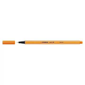 Tűfilc, 0,4 mm, STABILO "Point 88", narancssárga