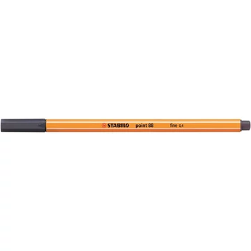 Tűfilc, 0,4 mm, STABILO "Point 88", payne-szürke