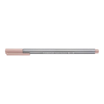 Tűfilc, 0,3 mm, STAEDTLER "Triplus 334", antik rózsaszín