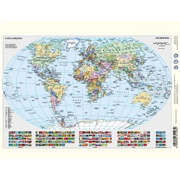 Tanulói munkalap, A4, STIEFEL &quot;Föld domborzata/ A Föld országai&quot;