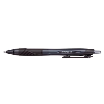 Golyóstoll, 0,35 mm, nyomógombos, fekete tolltest, UNI &quot;SXN-157S Jetstream Sport Eco&quot;, fekete