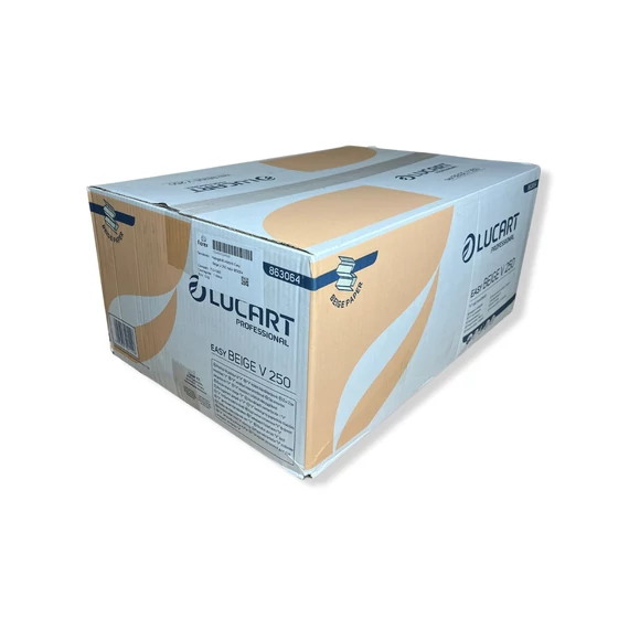 Hajtogatott kéztörlő Lucart Easy Beige V 250, natur