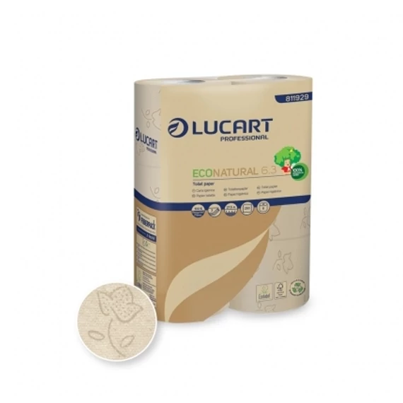 Kistekercses toalettpapír Lucart Econatural 6.3