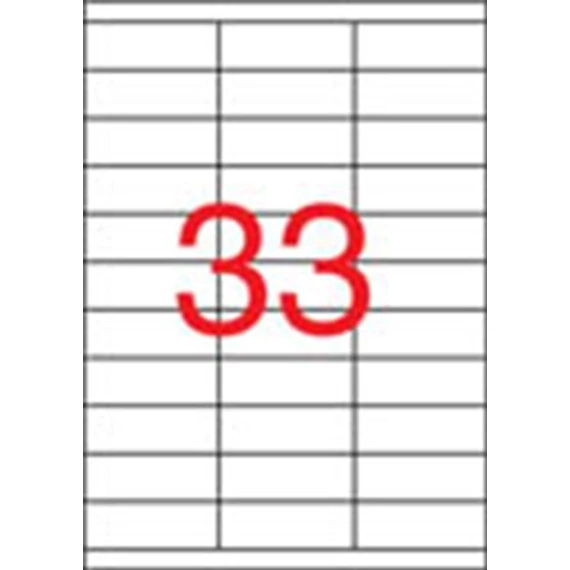 Etikett, univerzális, 70x25,4 mm, APLI, 16500 etikett/csomag