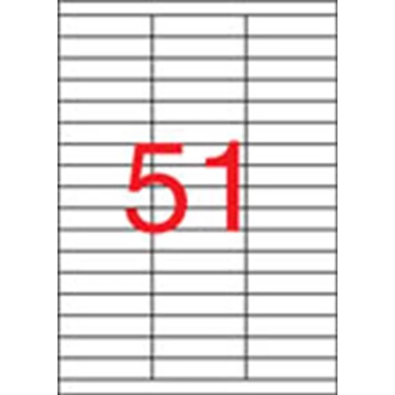 Etikett, univerzális, 70x16,9 mm, APLI, 5100 etikett/csomag
