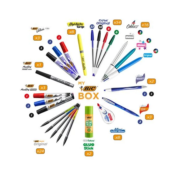 Írószer készlet, BIC 