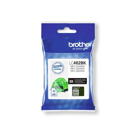 LC462BK Tintapatron MFC-J3540 nyomtatóhoz, BROTHER, fekete, 550 oldal