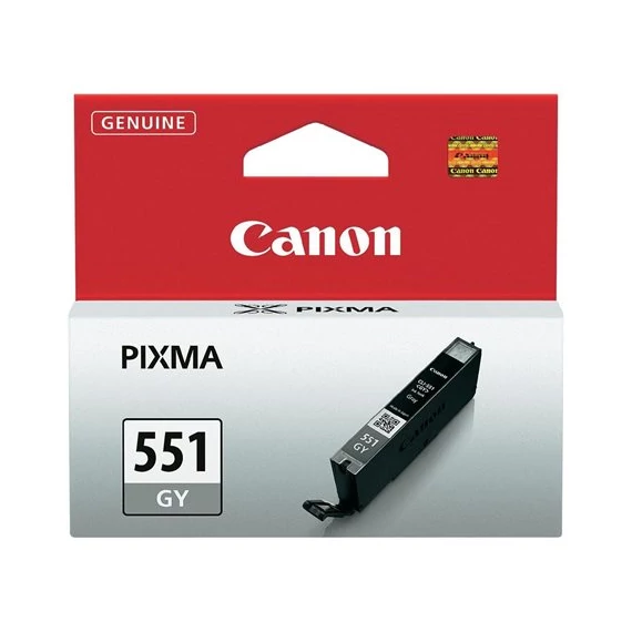 CLI-551GY Tintapatron Pixma MG6350 nyomtatóhoz, CANON, szürke, 780 oldal