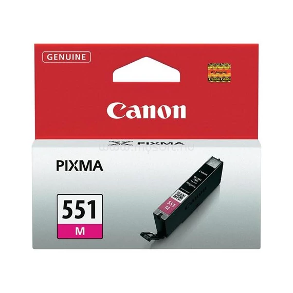 CLI-551M Tintapatron Pixma iP7250, MG5450 nyomtatókhoz, CANON, magenta, 7ml