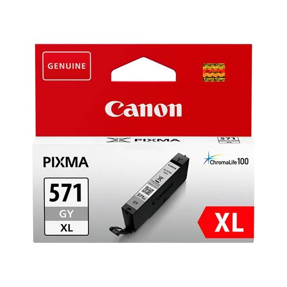 CLI-571GXL Tintapatron Pixma MG5750, 6850, 7750 nyomtatókhoz, CANON, szürke, 11ml