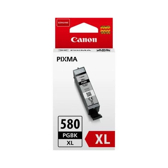 PGI-580XL Tintapatron Pixma TS7550, 8150, 9150 nyomtatókhoz, CANON, fekete, 18,5ml