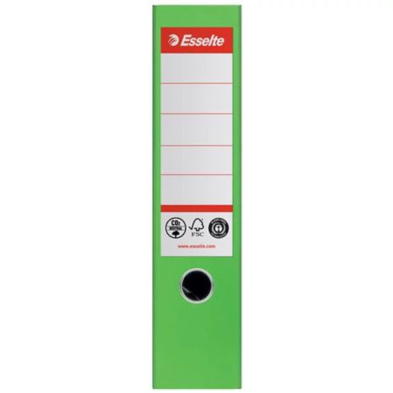 Iratrendező, 75 mm, A4, Co2-semleges, élvédő sínnel, ESSELTE 