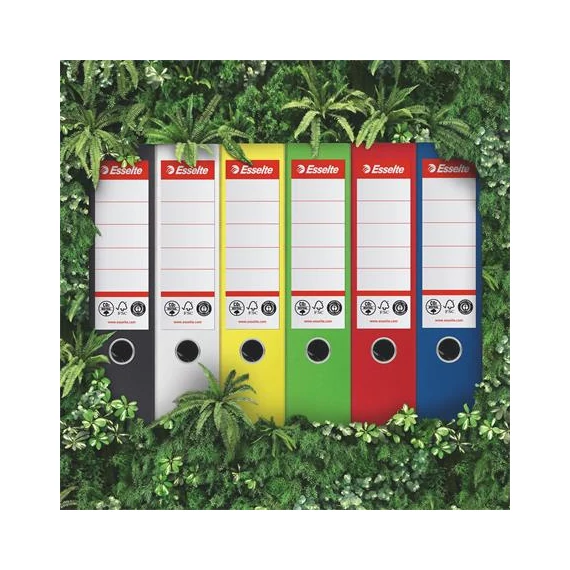 Iratrendező, 75 mm, A4, Co2-semleges, élvédő sínnel, ESSELTE 