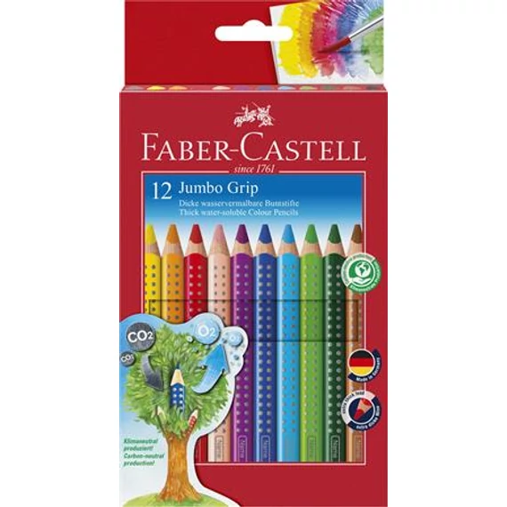 Színes ceruza készlet, háromszögletű, FABER-CASTELL 