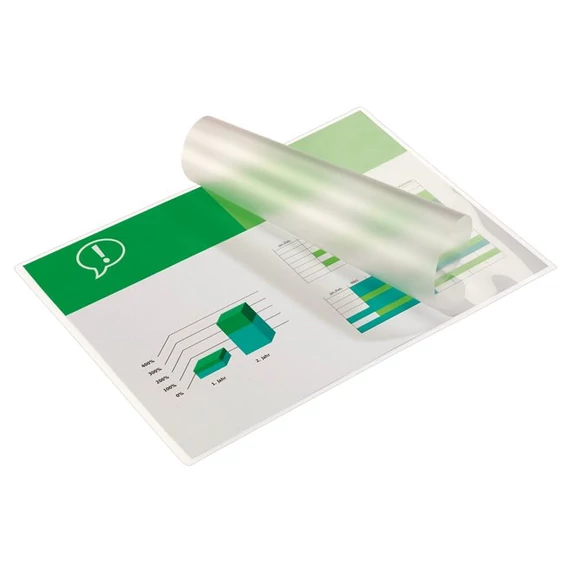 Meleglamináló fólia, 125 mikron, A4, fényes, GBC - 100db