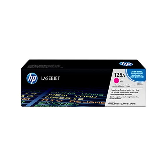 CB543A Lézertoner ColorLaserJet CM1300, CP1210 nyomtatókhoz, HP 125A, magenta, 1,4k