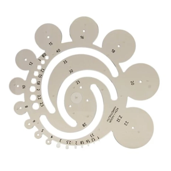 Radius sablon, műanyag, KOH-I-NOOR 