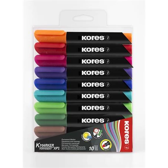 Alkoholos marker, 3-5 mm, kúpos, KORES 