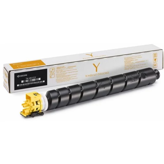 TK8515Y Lézertoner TASKalfa 5052ci, 6052ci nyomtatókhoz, KYOCERA, sárga, 20k