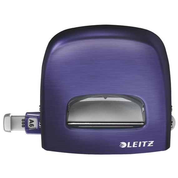 Lyukasztó, kétlyukú, 30 lap, fém, LEITZ 