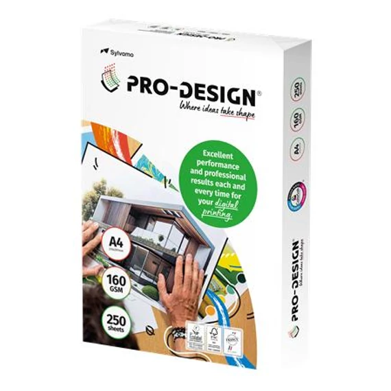 Másolópapír, digitális, A4, 160 g, PRO-DESIGN
