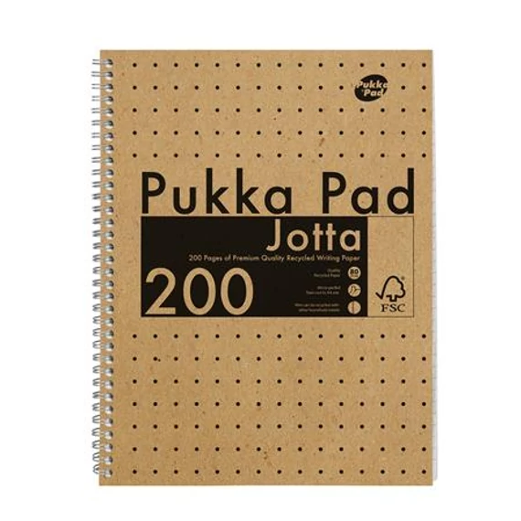 Spirálfüzet, A4, vonalas, 100 lap, PUKKA PAD 
